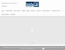 Tablet Screenshot of bodypro.de