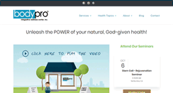 Desktop Screenshot of bodypro.com